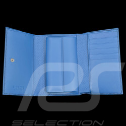 Portefeuille Ferrari en Cuir Bleu 13053BLU0