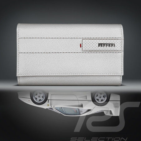 Ferrari Wallet White Leather 13053WHT0