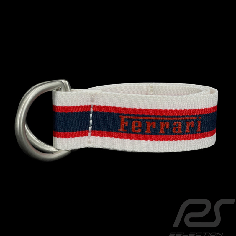 Ferrari Gurt Blau / Weiß / Rot 06256WHT - kinder