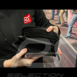 Ferrari Geldbörse Schwarz Leder 13056BLK0