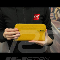 Portefeuille Ferrari Porte-Monnaie en Cuir Jaune 13056YLW0