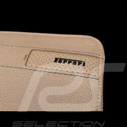 Ferrari Wallet / Purse Beige Leather 13056RCP0