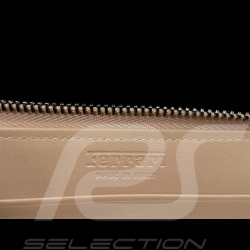 Ferrari Wallet / Purse Beige Leather 13056RCP0