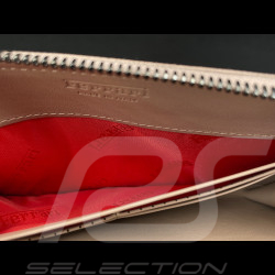 Portefeuille Ferrari Porte-Monnaie en Cuir Beige 13056RCP0