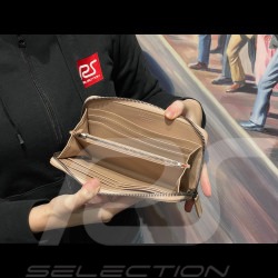 Portefeuille Ferrari Porte-Monnaie en Cuir Beige 13056RCP0