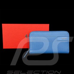 Portefeuille Ferrari Porte-Monnaie en Cuir Bleu 13056BLU0