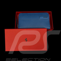 Ferrari Geldbörse Blau Leder 13056BLU0