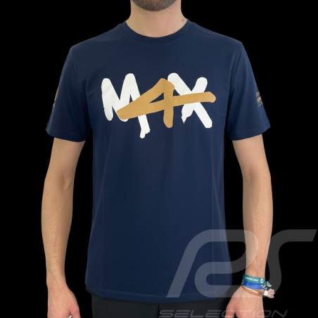 T-shirt Red Bull Racing F1 Team Max Verstappen Edition Champion Bleu Nuit TU14338-020 - Mixte