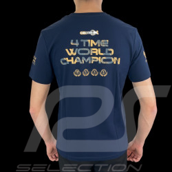 Red Bull Racing F1 Team T-shirt Max Verstappen Champion Edition Night Sky TU14338-020 - Unisex