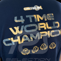 T-shirt Red Bull Racing F1 Team Max Verstappen Edition Champion Bleu Nuit TU14338-020 - Mixte