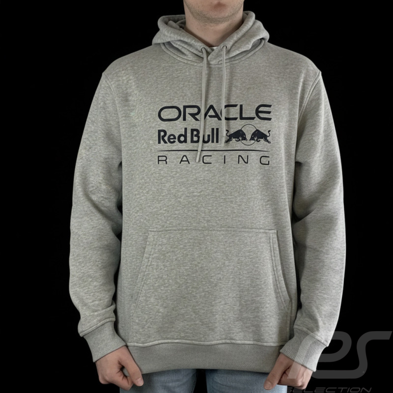 Sweat Red Bull Racing F1 Team à Capuche Verstappen Logo Core Gris TU3136-224 - Mixte