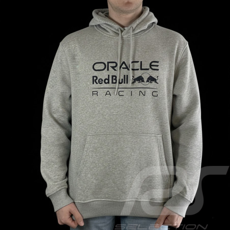 Red Bull Racing F1 Team Hoodie Verstappen Logo Core Grey TU3136-224 - Unisex