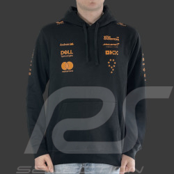 McLaren F1 Team Kapuzenpullover 2024 Weltmeister Norris Piastri Schwarz TU14332-010 - Unisex
