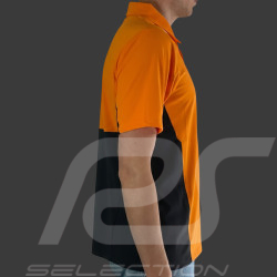 McLaren F1 Team Poloshirt Norris Piastri Exklusiv Rennstall Papaya Orange / Phantom TM4716-076 - Herren