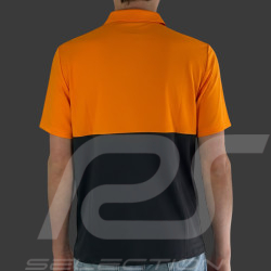 McLaren F1 Team Polo Shirt Norris Piastri Exclusive Team Papaya Orange / Phantom TM4716-076 - Men's