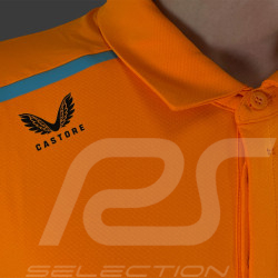 McLaren F1 Team Polo Shirt Norris Piastri Exclusive Team Papaya Orange / Phantom TM4716-076 - Men's