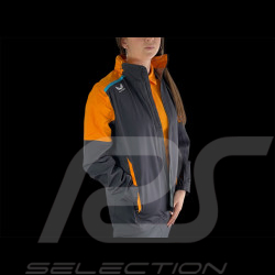 Veste McLaren F1 Team Imperméable Norris Piastri Exclusif Ecurie Phantom / Orange Papaye TF4709-217 - Femme