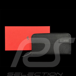 Ferrari Geldbörse Schwarz Leder 13056BLK0