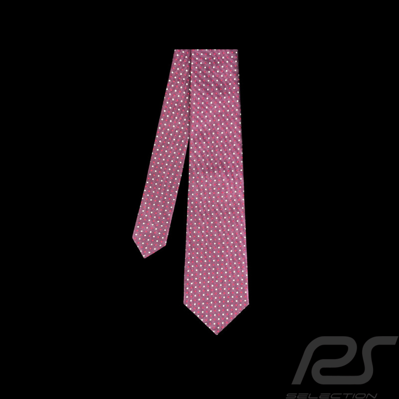 Ferrari Tie with Weight in Silk Burgundy L0317RED0
