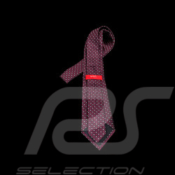 Ferrari Tie with Weight in Silk Burgundy L0317RED0