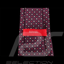 Ferrari Tie with Weight in Silk Burgundy L0317RED0