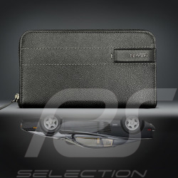 Ferrari Wallet / Purse Black Leather Made in Italy 13056BLK0