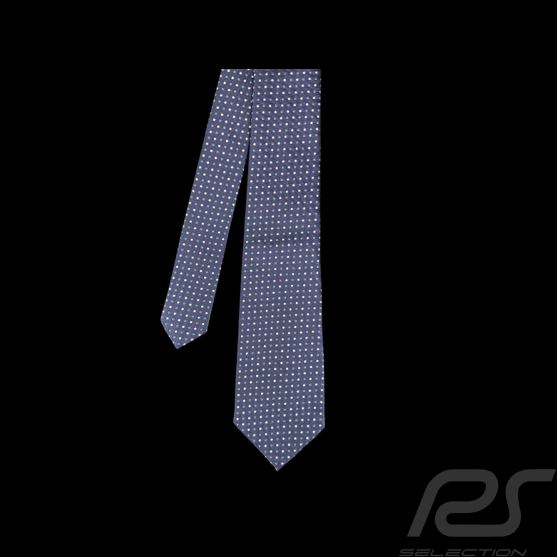 Ferrari Tie with Weight in Silk Navy Blue L0315BLU0