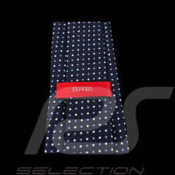 Ferrari Tie with Weight in Silk Navy Blue L0315BLU0