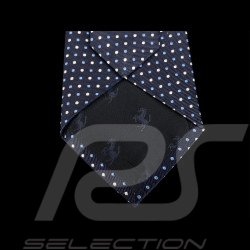 Ferrari Tie with Weight in Silk Navy Blue L0315BLU0