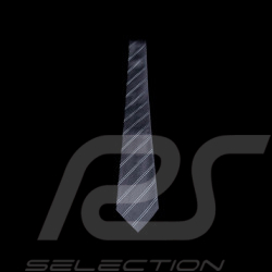 Ferrari Tie in Silk Striped Navy Blue L0313FXA0