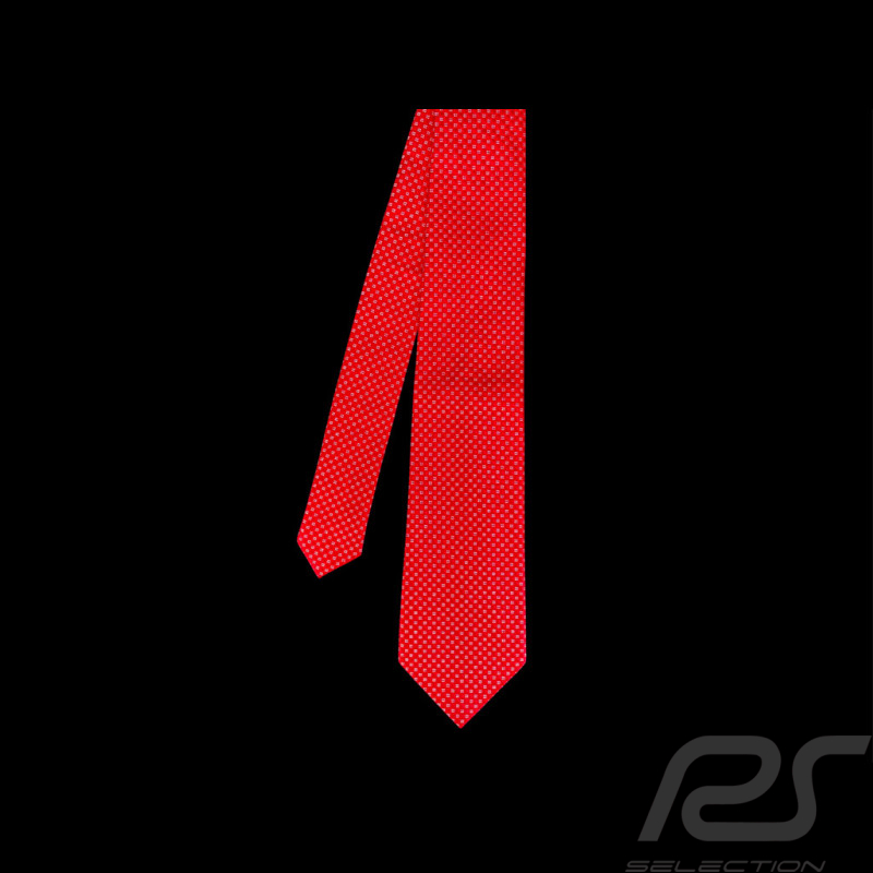 Cravate Ferrari en Soie Rouge L0313FXA0