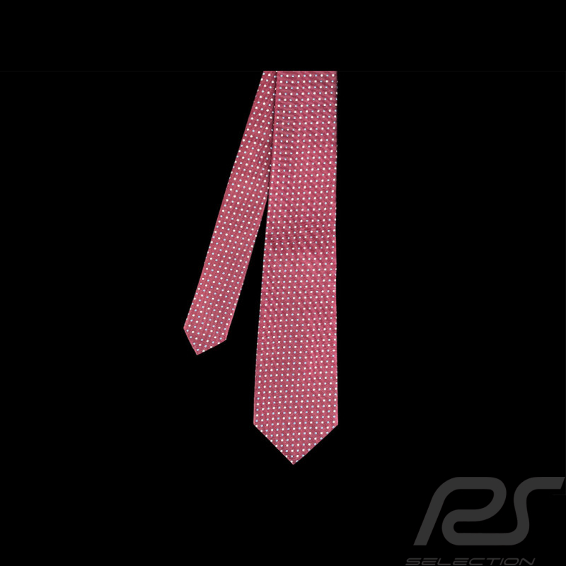 Ferrari Tie with Weight in Silk Burgundy L0313BDX0