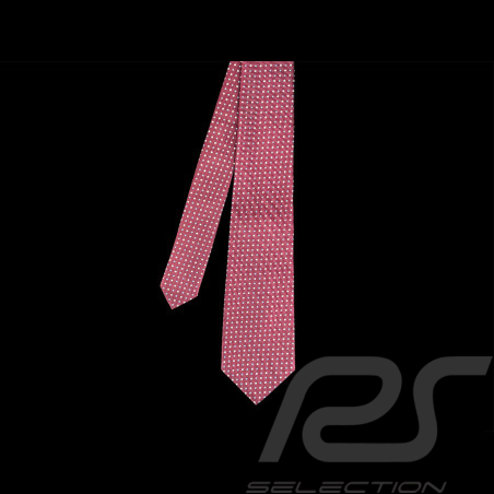 Ferrari Tie with Weight in Silk Burgundy L0313BDX0