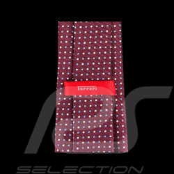 Ferrari Tie with Weight in Silk Burgundy L0313BDX0