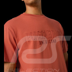 Porsche T-Shirt Race Americana Puma Lavaorange 634484-20