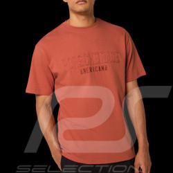 Porsche T-Shirt Race Americana Puma Lavaorange 634484-20