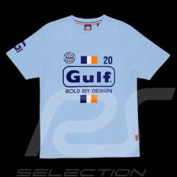 Gulf Bold Classics T-Shirt Light Blue GU261TSM02-125 - Men