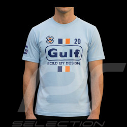 Gulf Bold Classics T-Shirt Hellblau GU261TSM02-125 - Herren