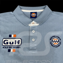 Gulf Bold Classics Polo Shirt Light Blue GU261POM01-125 - Men