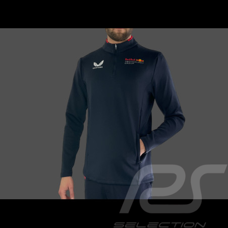 Pull Red Bull Racing F1 Team Zippé Exclusif Ecurie Bleu Nuit TM4793FAC-190 - Homme