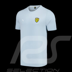 T-shirt Ferrari Pas Cher Fast Place F1 Team Leclerc / Hamilton Puma Bleu Clair 701231833-001 - mixte