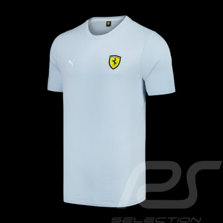 T-shirt Ferrari Pas Cher Fast Place F1 Team Leclerc / Hamilton Puma Bleu Clair 701231833-001 - mixte