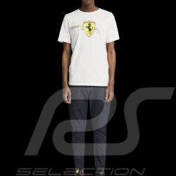 Ferrari T-Shirt Günstige F1 Team Leclerc / Hamilton Puma Weiß 701231832-002 - unisex