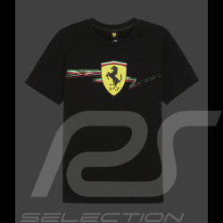 T-shirt Ferrari Pas Cher F1 Team Leclerc / Hamilton Puma Noir 701231832-001 - mixte