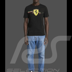 Ferrari T-Shirt Günstige F1 Team Leclerc / Hamilton Puma Schwarz 701231832-001 - unisex
