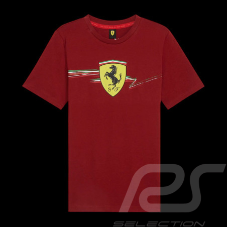 T-shirt Ferrari Pas Cher F1 Team Leclerc / Hamilton Puma Bordeaux 701231832-003 - mixte