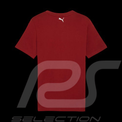 T-shirt Ferrari Pas Cher F1 Team Leclerc / Hamilton Puma Bordeaux 701231832-003 - mixte
