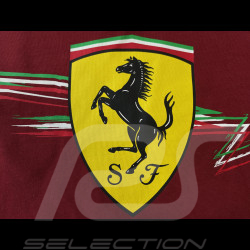T-shirt Ferrari Pas Cher F1 Team Leclerc / Hamilton Puma Bordeaux 701231832-003 - mixte