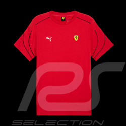 Ferrari T-Shirt Günstige F1 Team Leclerc / Hamilton Puma Rot 701231826-001 - unisex