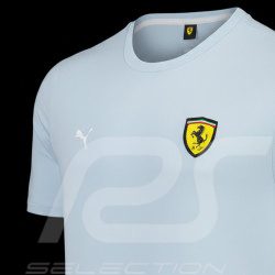 T-shirt Ferrari Pas Cher Fast Place F1 Team Leclerc / Hamilton Puma Bleu Clair 701231833-001 - mixte